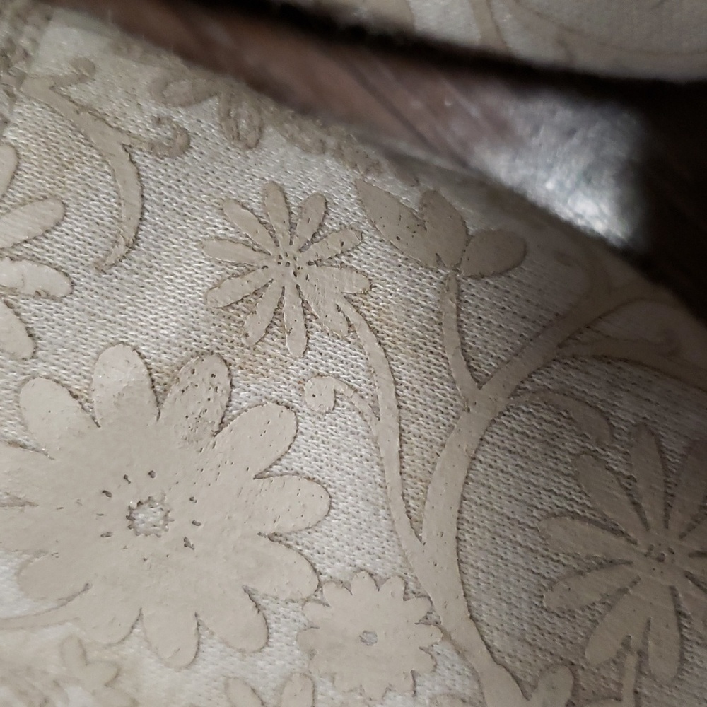 (8.5) Adidas Slip On Flats Floral Neutral Casual Classic Everyday Versatile Prep - Picture 8 of 11